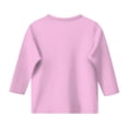 thumbnail image 5 of eczipvz Little Girl Shirts Toddler Girl Long Sleeve Blouse Kids Tee Girls Cuffs T-Shirt Winter Casual Tops Light Pink 4-5 Years, 5 of 5