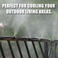 thumbnail image 1 of Flmtop 8m Hose Nozzles Sprayer Set Water Misting Cooling System Kit Garden Accessories, 1 of 7