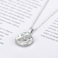 thumbnail image 5 of FOCALOOK Athena Owl Necklace Goddess of Wisdom Greek Mythology Sterling Silver Coin Pendant Necklace for Women, 5 of 10