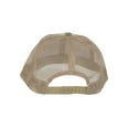 thumbnail image 4 of Mens Adjustable Trucker Hat Straw Khaki With Clear Visor Bill, 4 of 4