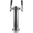 thumbnail image 3 of Kegerator Tower Dispenser Double Tap Draft Beer Tower Beer Tap Tower 3" Diameter with Beer Faucet Beer Hose Assemle Beer Tower Kit for Beer Keg Kegging System by PERA, 3 of 6