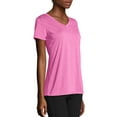 thumbnail image 5 of Hanes Sport Women's Heathered Performance V-Neck Tee, 5 of 5