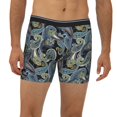 thumbnail image 2 of Men'S Boxer Briefs, Paisley Pattern No.9067 Soft And Breathable Mens Underwear Boxer Briefs With Widen Waist, 2 of 2