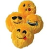 US Toy GS878 6 in. Fluffy Emoji Balls for Kids - 4 Piece