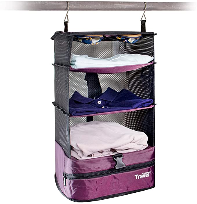 packing cube and hanging organizer