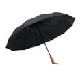 thumbnail image 2 of GASTROPOD Fully Automatic Windproof Travel Umbrella with Solid Wood Handle for Rain, Portable, Folding Umbrella for Travel - All-Weather Strong Compact Umbrella, 2 of 4