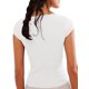 thumbnail image 5 of Tops Yousify de punto acanalado de verano de manga corta para mujer, color blanco, 5 of 5