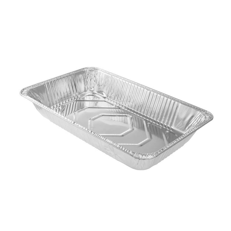 Choice 1/2 Size Heavy-Duty Foil Steam Table Pan Medium 2 3/16 Depth with  Lid - 20/Pack