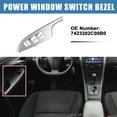 thumbnail image 2 of Unique Bargains Unique Bargains 1Pc Front Left Side Master Power Window Switch Bezel No.7423202C00B0 for Toyota Corolla 2009-2013, 2 of 7
