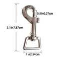 thumbnail image 4 of Methold Correa para caminar para mascotas, correa de cuerda para caminar de nailon para exteriores con Clip de hebilla para mascotas Suministros para perros rosado 2x120cm, 4 of 6