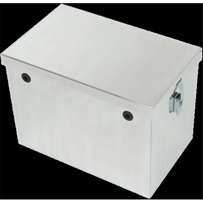 Phoenix USA PHOSP14B Aluminum Trailer Battery Box with Latching Lid