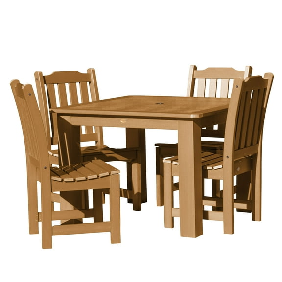 Highwood Lehigh Outdoor Patio Dining Set, 5 Piece, Multiple Colors