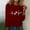 Wine, variant on Ayfxijin Pullover Sweaters for Women,Women's Printed O-Neck Pullover Long Sleeved Casual Women's