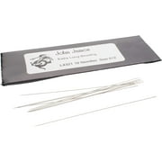 John James Extra Long Pearl Stringing Needles, Size 12, 10 Needles per Pack, Made in England, Use for Loom Weaving Beadwork, Pearl stringing and Jewel