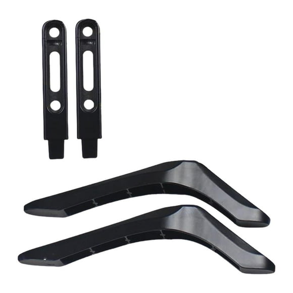 TV Base Feet Universal TV Stand for 32 To 65 Inch TV Pair of TV Feet for Flat Curved TV Smart TV LCD LED TV Up To 45 Kg, Suitable for Hole Spacing 20 To 55 Mm