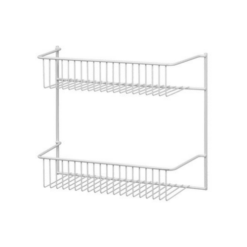 "CLOSETMAID 2800200 12"" 2Tier White Wall Rack", Plastics, Adult Use