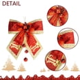 thumbnail image 3 of RKSTN Boules de Noël Nœud Papillon pour Porte d'Entrée Couronne de Noël Nœud Papillon Couronne Nœud Papillon d'Automne pour Décorations de Noël Intérieur Extérieur Maison, 3 of 6