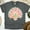 Dark Heather, variant on Tropical Glam Seashell T-Shirt for Women, Pearl String Beach Graphic Tee, White, Size S