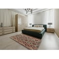 thumbnail image 5 of Ahgly Company Machine Washable Indoor Round Traditional Chestnut Brown Area Rugs, 3' Round, 5 of 7