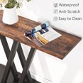thumbnail image 6 of Tribesigns Console Table, Industrial Hallway Table for Entryway, 43 Inch Entryway Tables Narrow Sofa Table for Living Room, Stable Metal Frame & Easy Assemble, Rustic Brown, 6 of 8