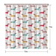 thumbnail image 5 of Colorful Funny Dachshund Shower Curtain 72"x72" ,Bathroom Decorative Shower Curtains Set with 12 Hooks,Modern Waterproof Washable Shower Curtain, 5 of 6