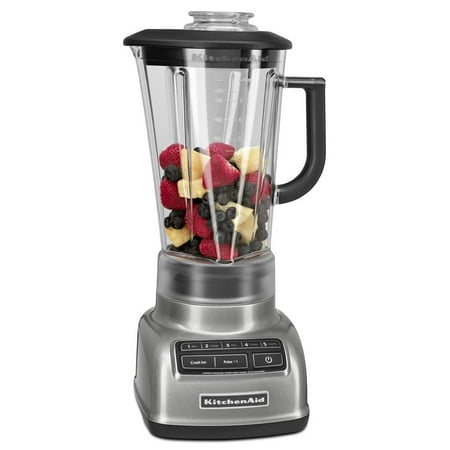 KitchenAid Diamond 5 Speed Blender Contour Silver (Best Small Blender For Crushing Ice)