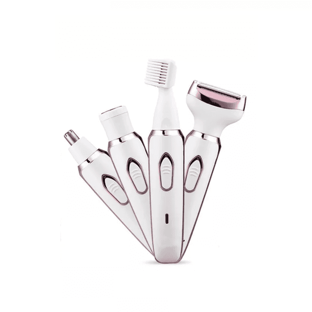 Depiladora Electrica Recargable De Facial Para Mujer 4 En 1