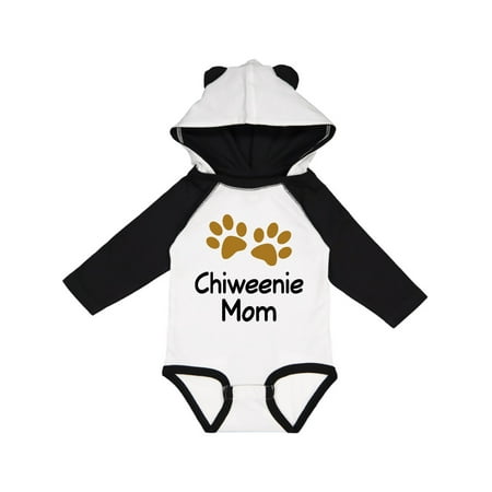 

Inktastic Chiweenie Mom Paw Print Gift Baby Girl Long Sleeve Bodysuit