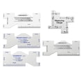 thumbnail image 5 of Precision Seam Measuring Gauge Metal Quilting Tailor Ruler Template Sewing Diy, 5 of 5