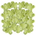 thumbnail image 2 of 500 pétalos de flores artificiales para boda, decoración de fiestas en casa, colores variados Verde, 2 of 8