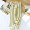 thumbnail image 2 of Pantalon de Maternité pour Femmes Confortable à Taille Ajustable Post-Partum Grossesse à Porter en Hiver et au Printemps Bas de Pyjama Longs, 2 of 3