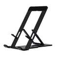 thumbnail image 1 of Portable Foldable Aluminum Alloy Phone Stand, Non-Slip Rubber Pad, Lightweight Sturdy, For Desk/Table, Fits Phones/Tablets, 1 of 6