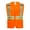 Orange, variant on ProtectX Safety Vest for Men Women ANSI Class 2 High Visibility Mesh Reflective Construction Vest with 4 Pockets Pink Medium
