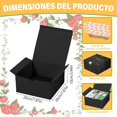 thumbnail image 2 of Caja de Regalo para Hombre y Mujer con Tapa, 20 Pcs Cajitas para Recuerdos con Pegatinas y cuerdas de cáñamo, Ideal para Bodas Fiestas Cumpleaños Dulces Navidad Aniversarios y Baby Showers (Negro), 2 of 4