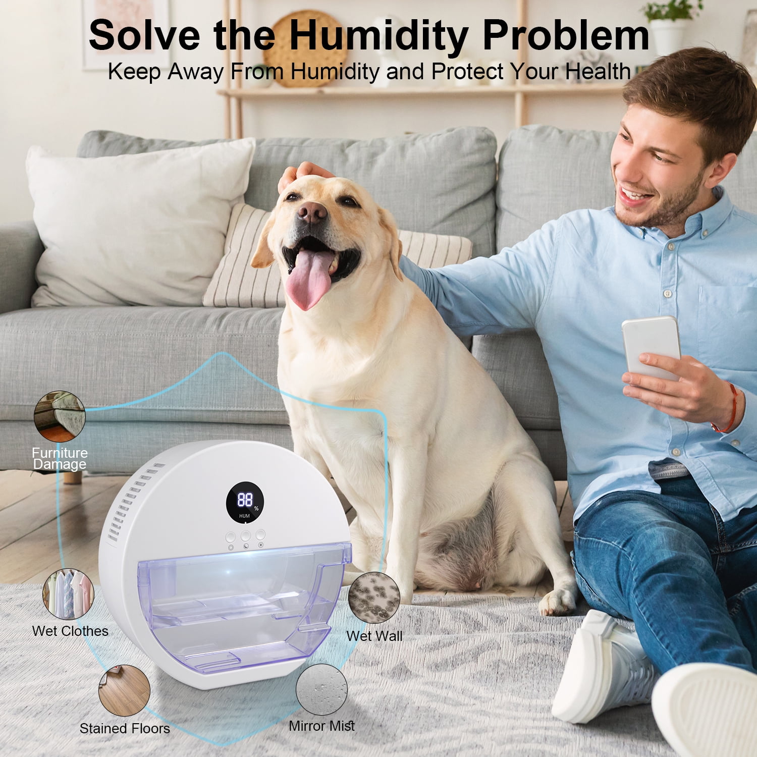 Mini Dehumidifier for Home,Room