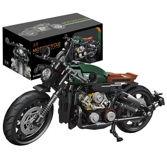 Classic 1:8 Super Motorbike Building Bricks Sets City Racer Motorcycle Technical Blocks Toys Gifts for Kids Boys Adult 600 pcs