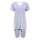 thumbnail image 4 of Blusas para las Mujeres Casual, Cuello en V de Manga Corta Impresa Superior Y Suelto Pantalones Cortos, Conjuntos de Moda de Verano, 4 of 4