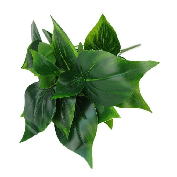 artificial plants simulated green plants dark color fake flowers lifelike green plant bunch artificial green potted plant