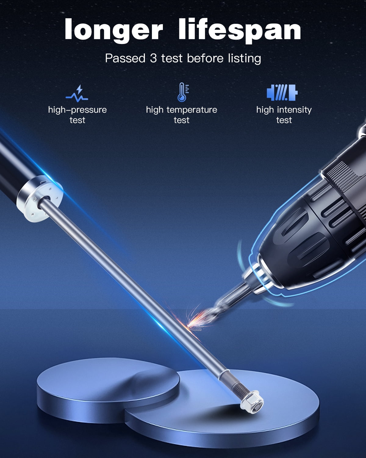 Shocks Struts,ECCPP Rear Shock Strut Absorbers Kits fit for 2000 2001 2002 2003 2004 2005 2006 2007 2008 2009 for Audi A4/A4 Quattro Compatible with 341814 71332