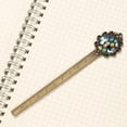 thumbnail image 3 of Bowling Bookish Lace Bookmark in Antique Bronze: a Thoughtful Gift for Readers and Book Lovers, 3 of 5