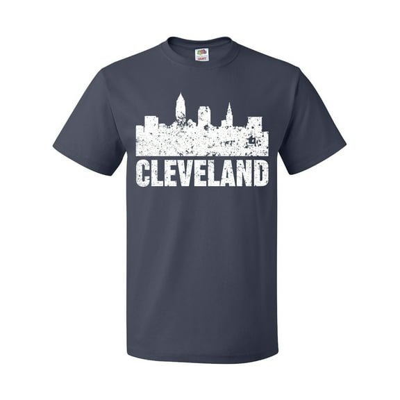 Inktastic Cleveland Skyline Grunge T-Shirt