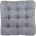 thumbnail image 5 of Klear Vu Gripper Non-Slip Floor Cushions for Adults, Extra Thick Square Meditation Pillow, Ideal for Yoga, Seating or Lounging, 21"x21", 1 Count, Gray, 5 of 6