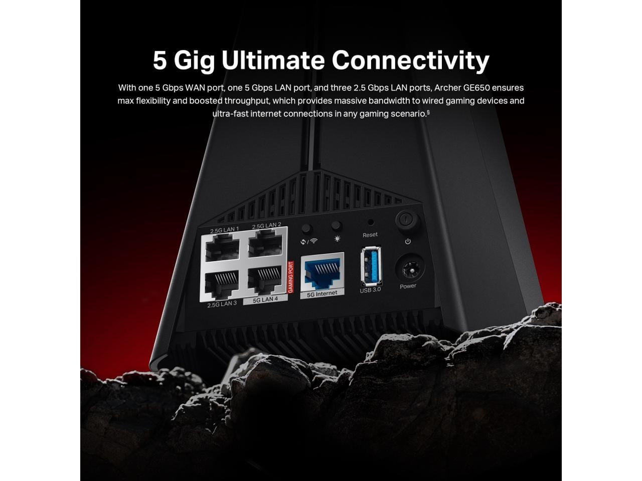 TP-Link WiFi 7 Archer GE650 BE11000 Tri-Band Gaming Router
