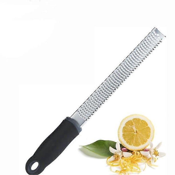 Citrus Zester & Manual Cheese Grater, Fine Grater for Parmesan, Lemon, Coconut, Nutmeg, Chocolate and more, 32cm
