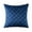 Navy Blue, variant on Phantoscope Velvet Series Pleated Checker Decorative Throw Pillow, 18" x 18", Navy Blue, 2 Pack