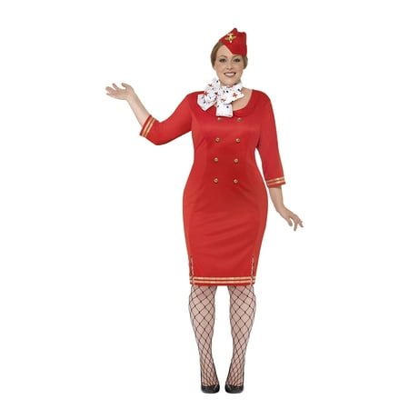 Smiffy's Women's Air Hostess Costume