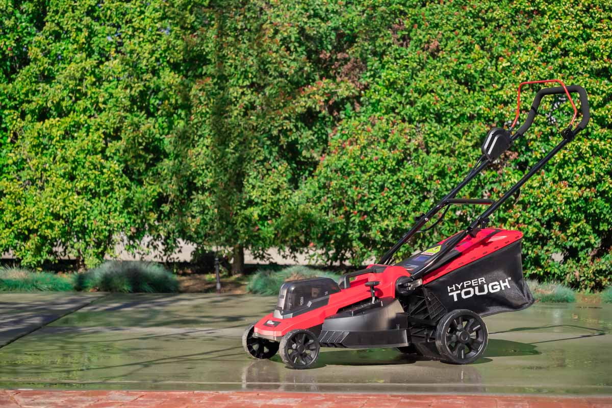 Hyper tough 16 inch cordless lawn mower new arrivals