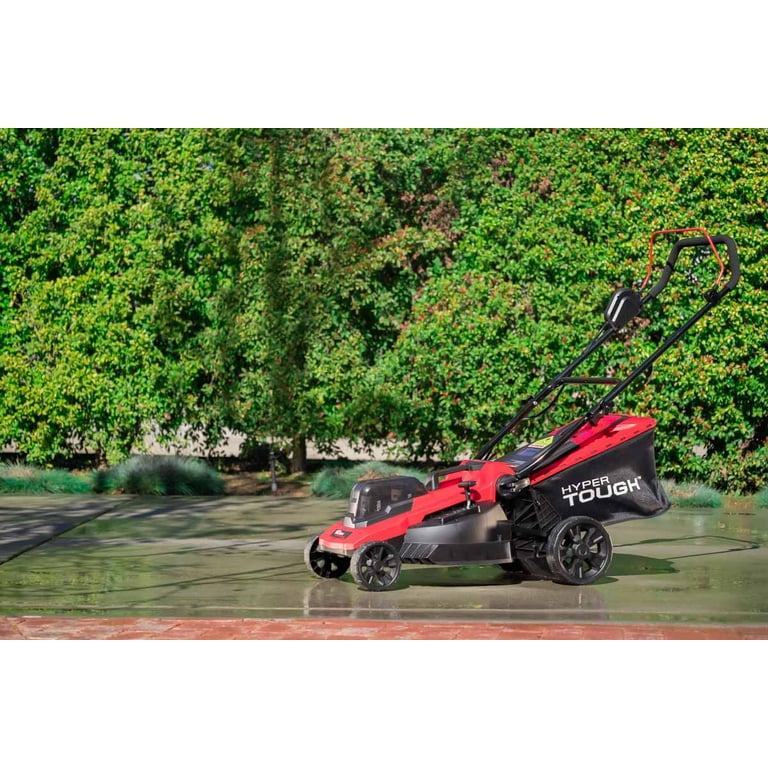 Hyper Tough 40 Volt 16 Inch Cordless Lawn Mower HT10 401 003 01 Walmart