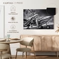 thumbnail image 5 of Elephant Stock Monochrome Silver Plane Wall Art - Horizontal Canvas Wall Art - Living Room Wall Decor - Transportation Canvas - Silver And Black Decor - 39" x 26", 5 of 8