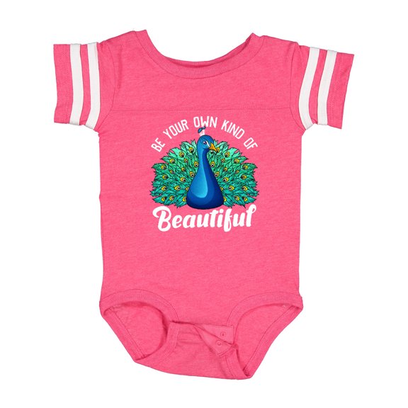Inktastic Peacock Girls Baby Bodysuit